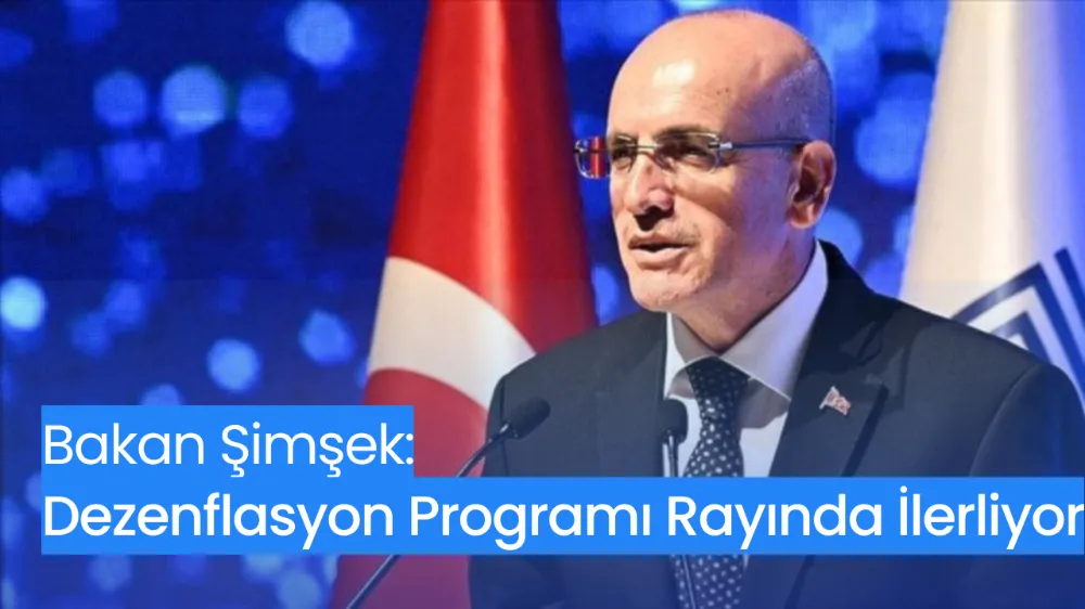 Bakan Şimşek: “Dezenflasyon Programı Rayında İlerliyor”