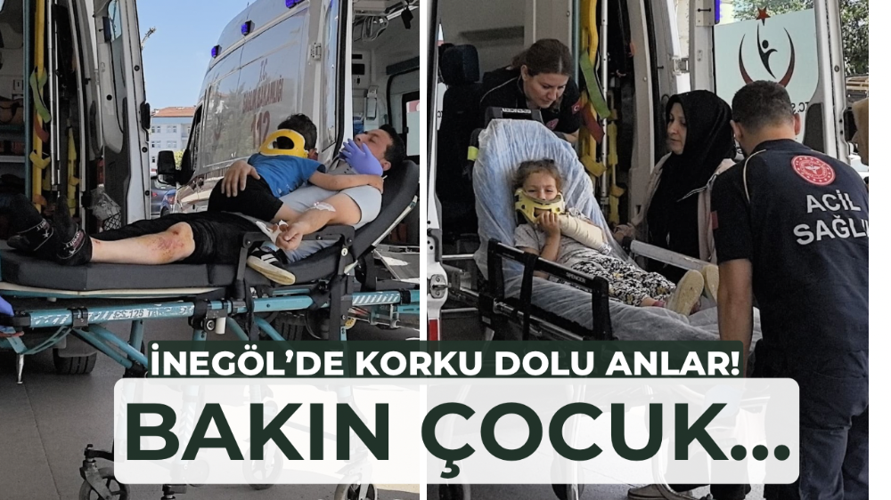 Kazada yaralanan çocuğu eldivenden yaptıkları balonla oyaladılar