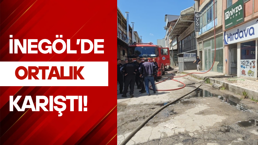 İnegöl’de ortalık karıştı!