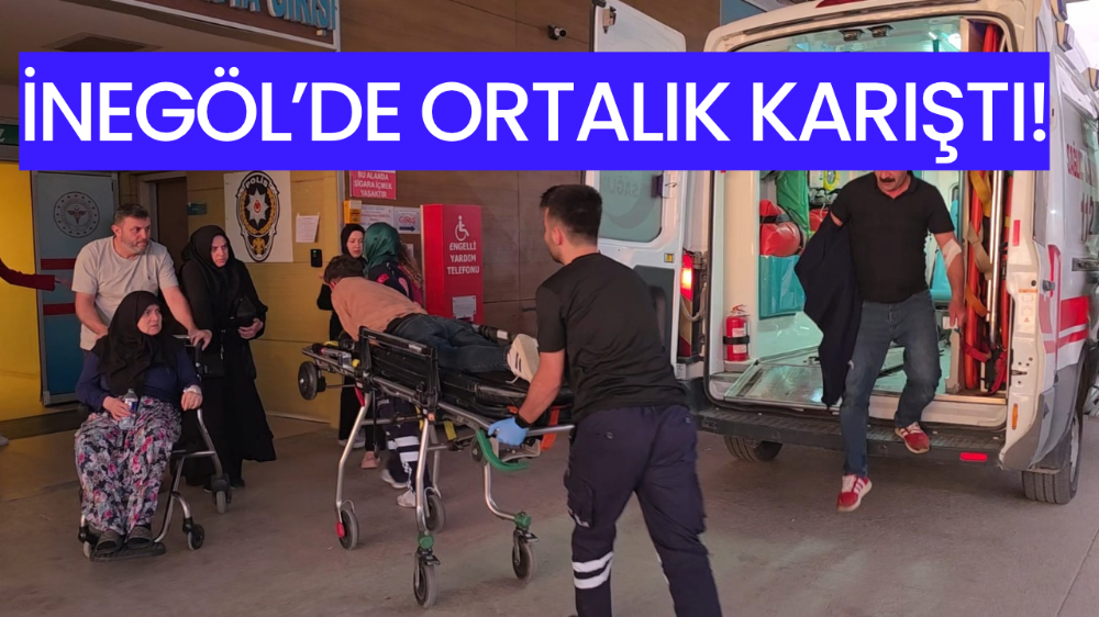 İnegöl’de ortalık karıştı!