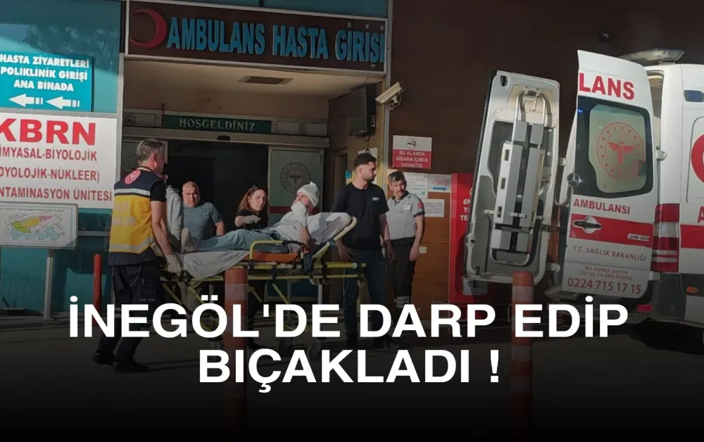 Darp edip bıçakladılar !