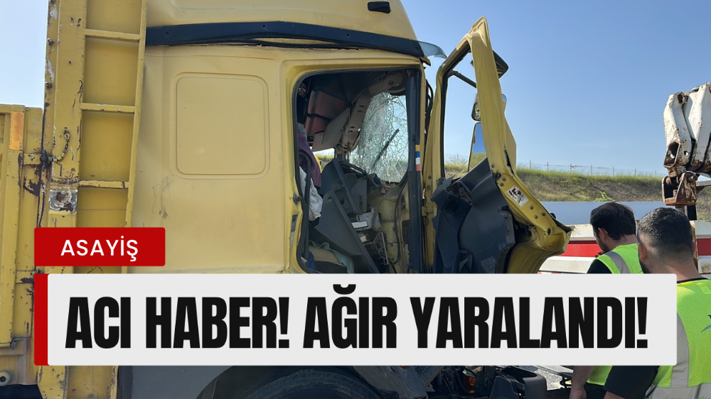 Feci kazada ağır yaralandı!