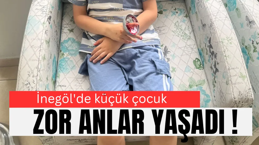Küçük çocuk büyük korku yaşadı !