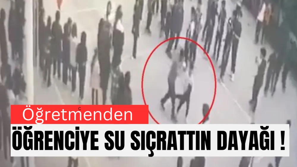 ORTAOKULDA ŞİDDET KAMERADA