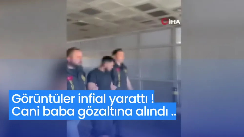Çocuğuna Tekme Atan Baba Gözaltına Alındı