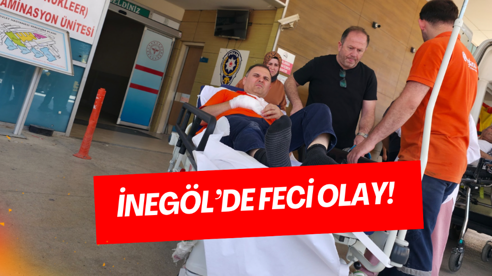 İnegöl’de feci olay!