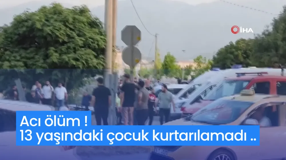Kontrolden Çıkan Otomobil, Su Kanalı Kenarındaki Çocuğa Çarptı: 13 Yaşındaki Murat Hayatını Kaybetti