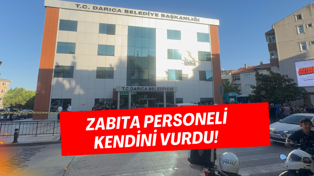 Zabıta personeli kendini vurdu, belediye başkanı kolundan yaralandı