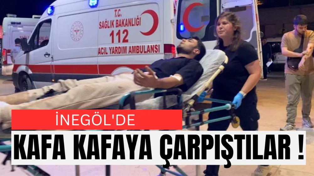 Kafa kafaya çarpıştılar !