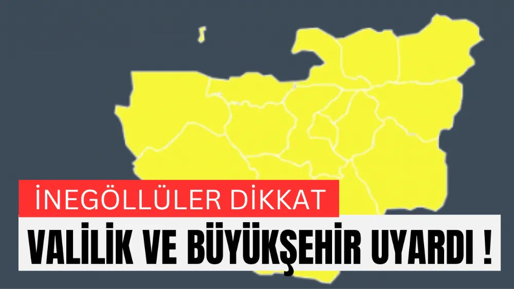 Bursa Valiliği ve Büyükşehir’den Kuvvetli Rüzgar Uyarısı