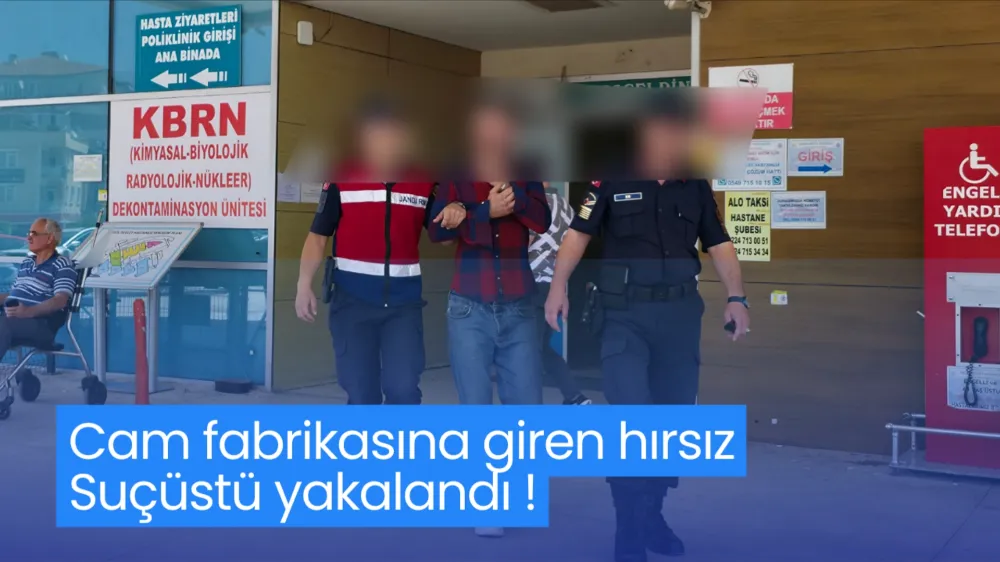 Cam Fabrikasından Hırsızlık Yapan Şüpheli Tutuklandı