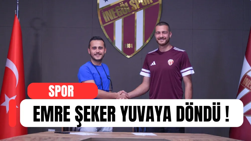 EMRE ŞEKER YUVAYA DÖNDÜ !