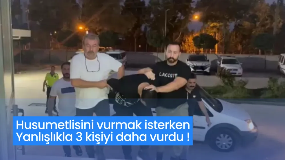 Cuma Namazı Çıkışında Silahlı Dehşet: 4 Kişi Yaralandı, Zanlı Yakalandı