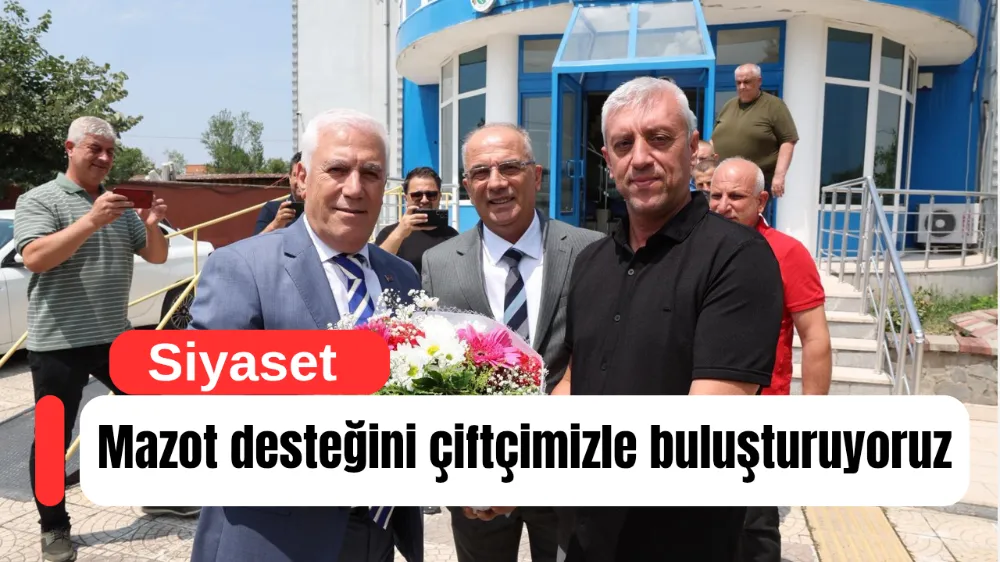 Başkan Bozbey: “Mazot desteğini çiftçimizle buluşturuyoruz”