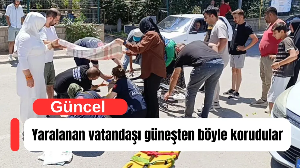 İnegöl’de Otomobilin Çarptığı Bisikletli Yaralandı