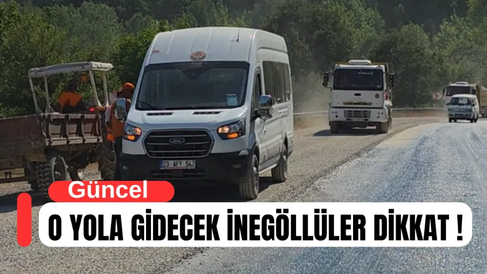 O Yola Gidecek İnegöllüler Dikkat 