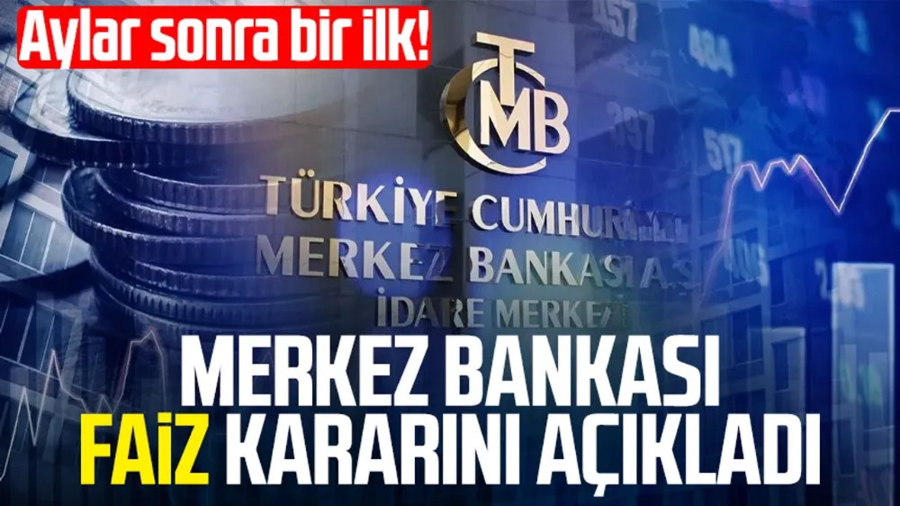 Merkez Bankası’ndan 300 Baz Puanlık Faiz İndirimi