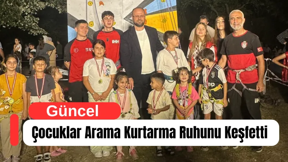 Çocuklar Arama Kurtarma Ruhunu Keşfetti