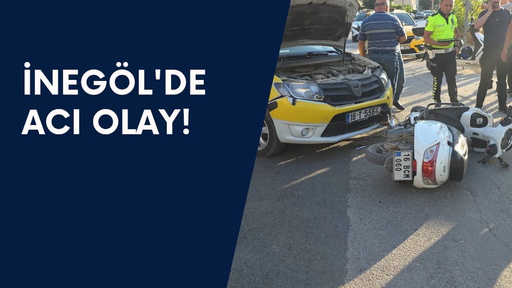 İnegöl’de acı olay!