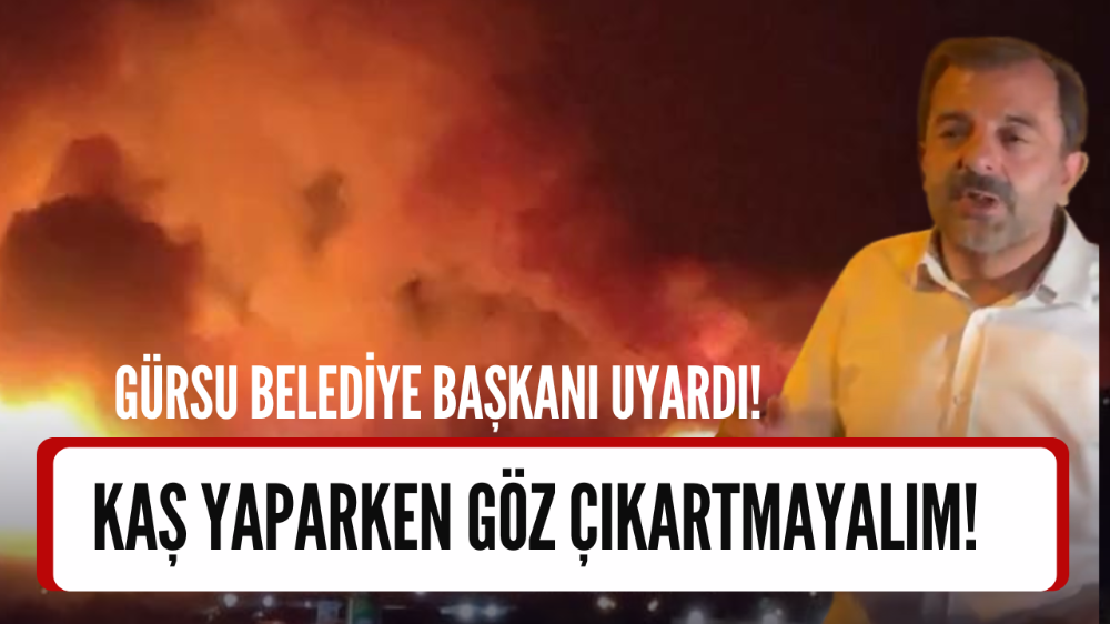 Gürsu Belediye Başkanı Mustafa Işık’tan son dakika açıklaması!