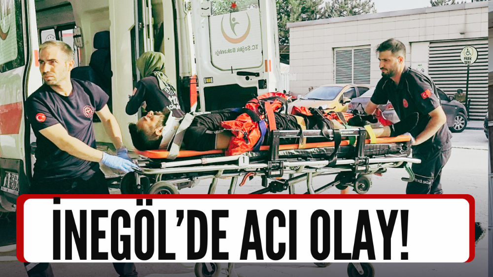 İnegöl’de çatı çöktü: 29 yaşındaki genç ağır yaralandı