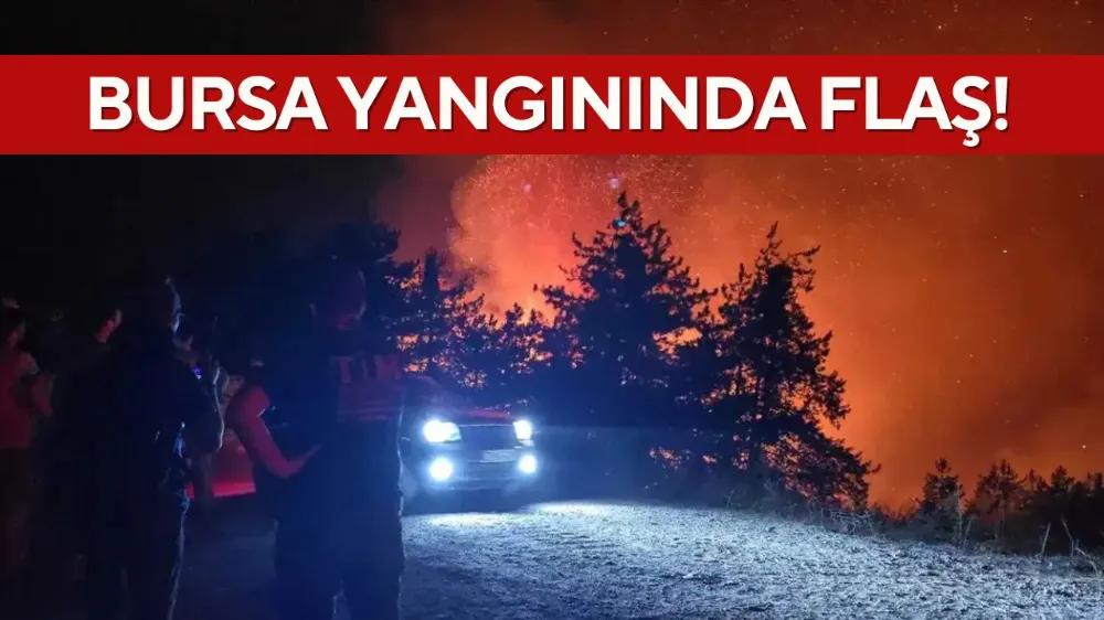 Bursa’da Havai Fişekle Yangın Çıkaran 4 Kişi Gözaltına Alındı