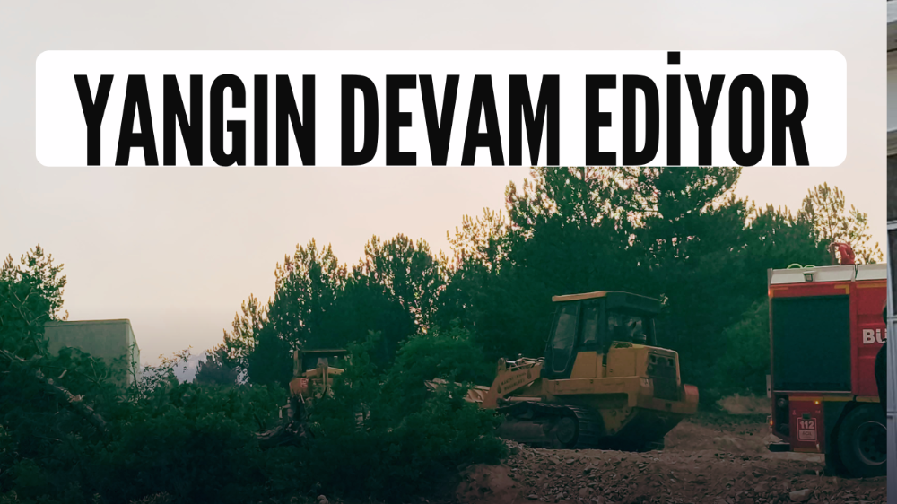 Bursa Büyükşehir son durumu paylaştı! Havadan ve karadan müdahale