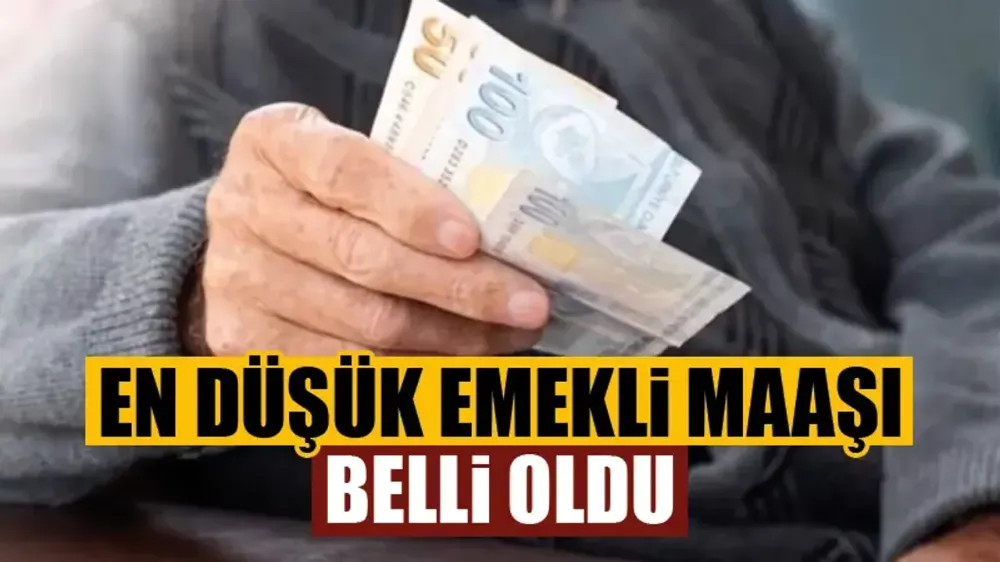 En düşük emekli maaşı belli oldu !