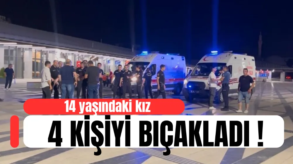 14 Yaşındaki Kız 4 Kişiyi Yaraladı