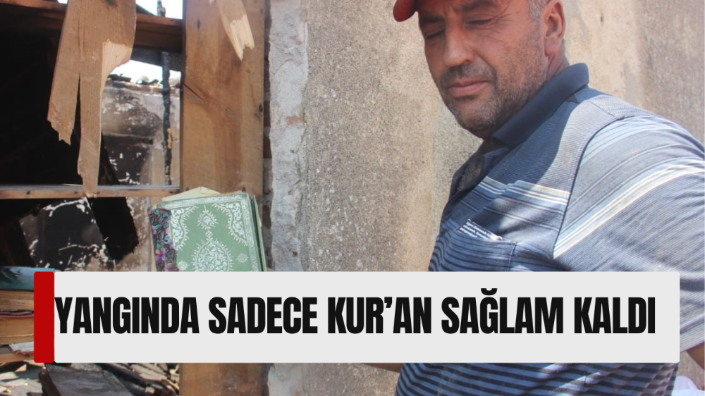  Evi yandı, çatısı çöktü, Kur