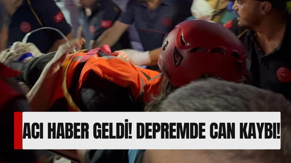 Balıkesir Belediye Başkanı acı haberi duyurdu: Depremde 1 can kaybı var.