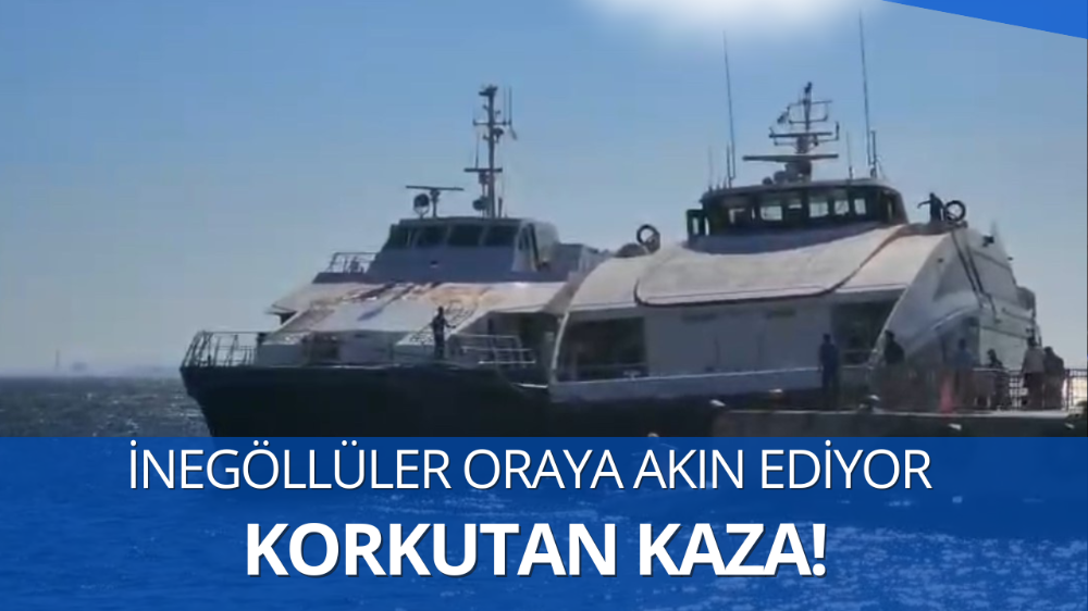 Deniz otobüsü Avşa Adası açıklarında kayalıklara çarptı: Yolcular tahliye edildi
