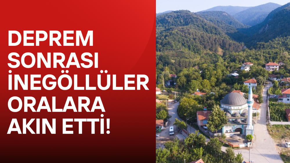 İnegöllüler geceyi köylerde geçirdi’