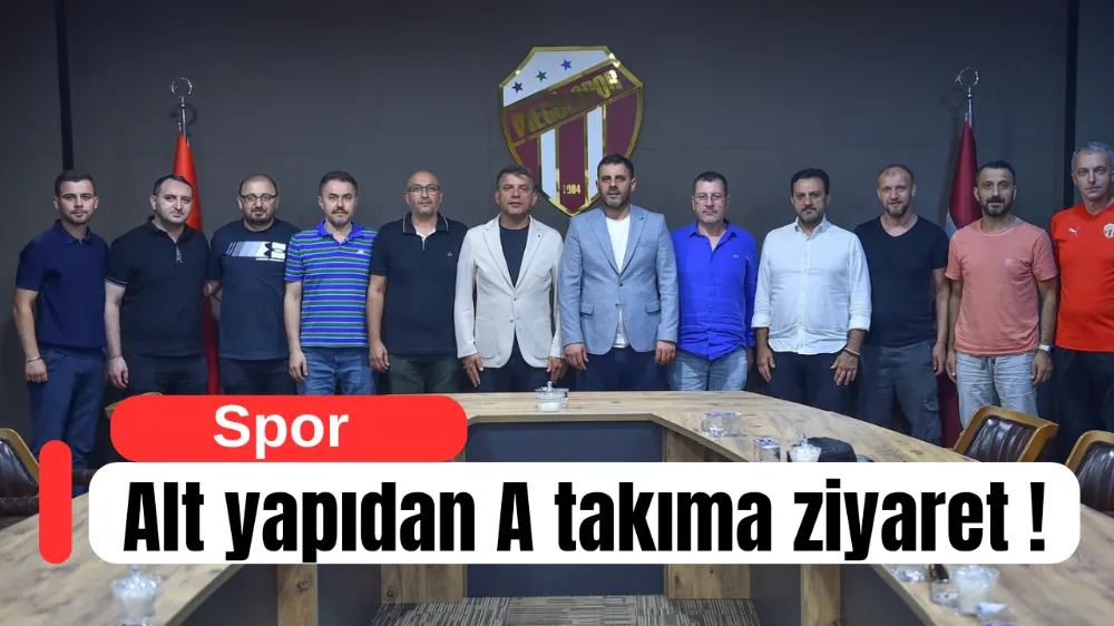 Alt yapı yönetiminden A takıma yönetim !