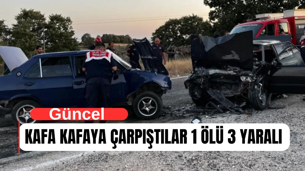Feci Kaza: 1 Ölü, 3 Yaralı
