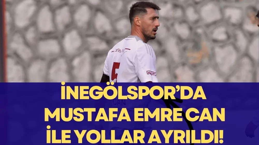 Mustafa Emre Can, İnegölspor’dan Ayrıldığını Açıkladı