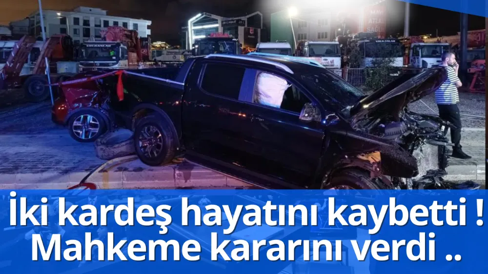 Alkollü Sürücü 2 Kardeşin Ölümüne Neden Oldu, Tutuklandı