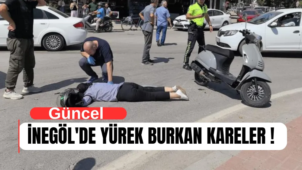 İnegöl’de Motosiklet ile Kamyonet Çarpıştı: 1 Yaralı