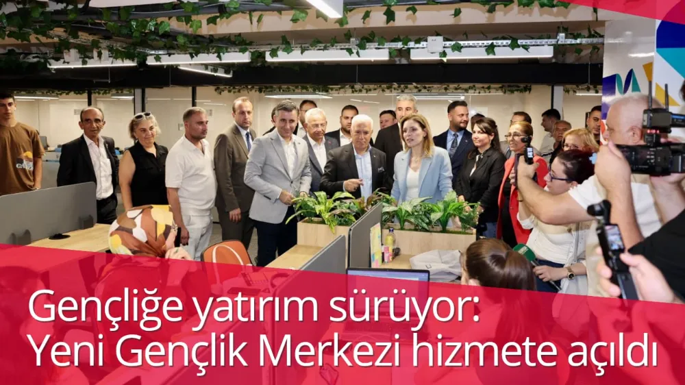 Gençliğe yatırım sürüyor: Gemlik Gençlik Merkezi hizmete açıldı