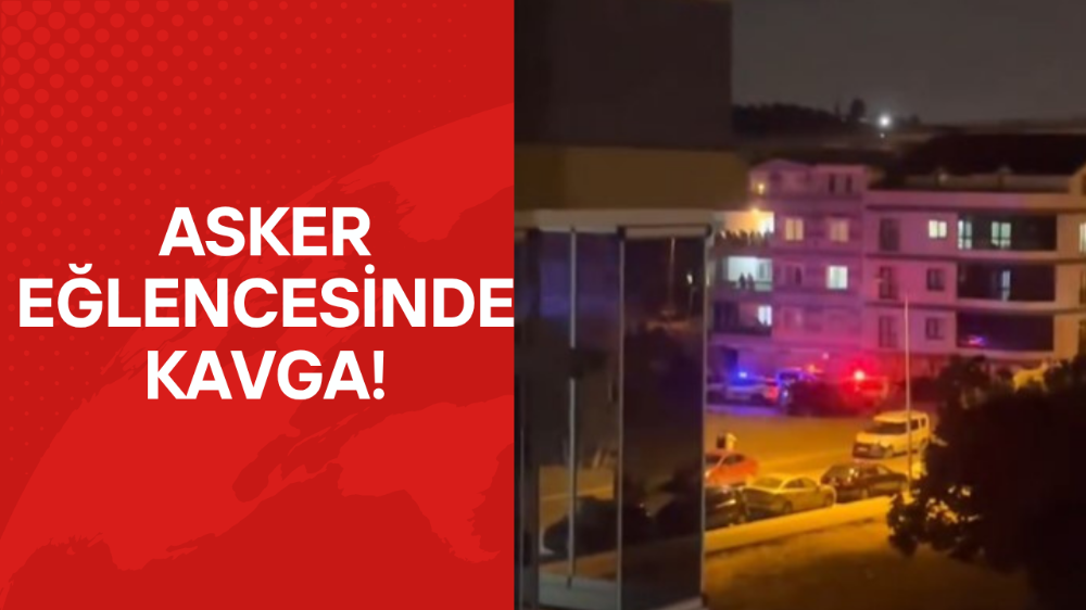 Asker eğlencesinde kavga!