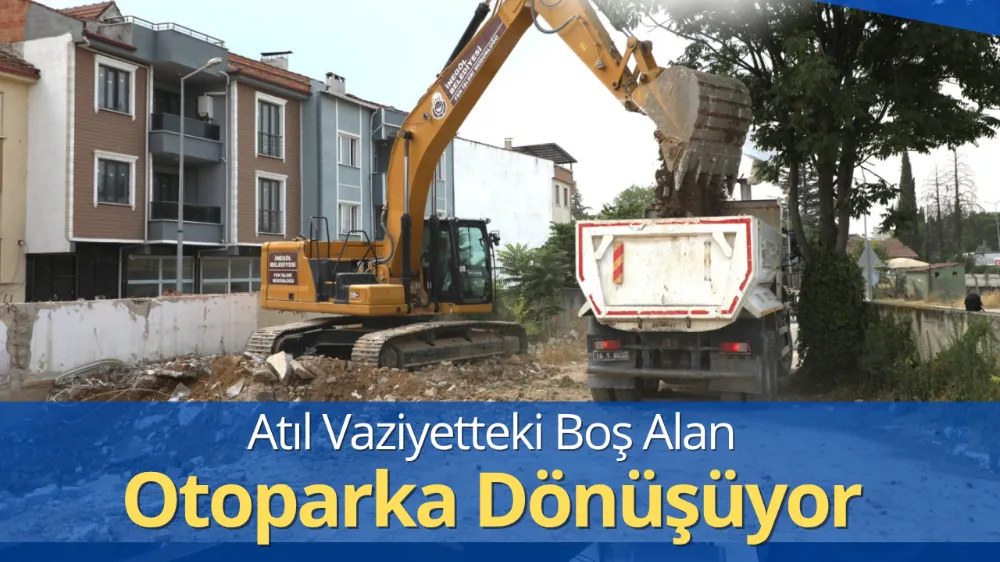 Atıl Vaziyetteki Boş Alan Otoparka Dönüşüyor