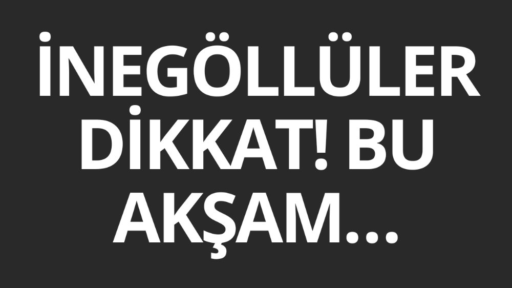 İnegöl’de Dev Ekranda Milli Maç Heyecanı