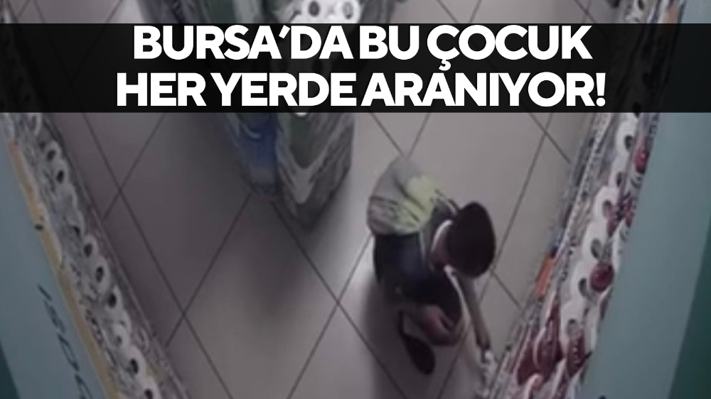 Müşteri gibi girdiği marketi kundaklayan çocuk kamerada