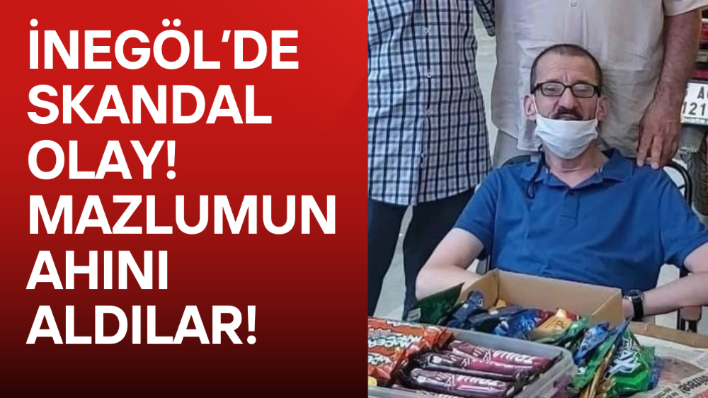 Vicdansız hırsız engelli vatandaşın parasını çaldı