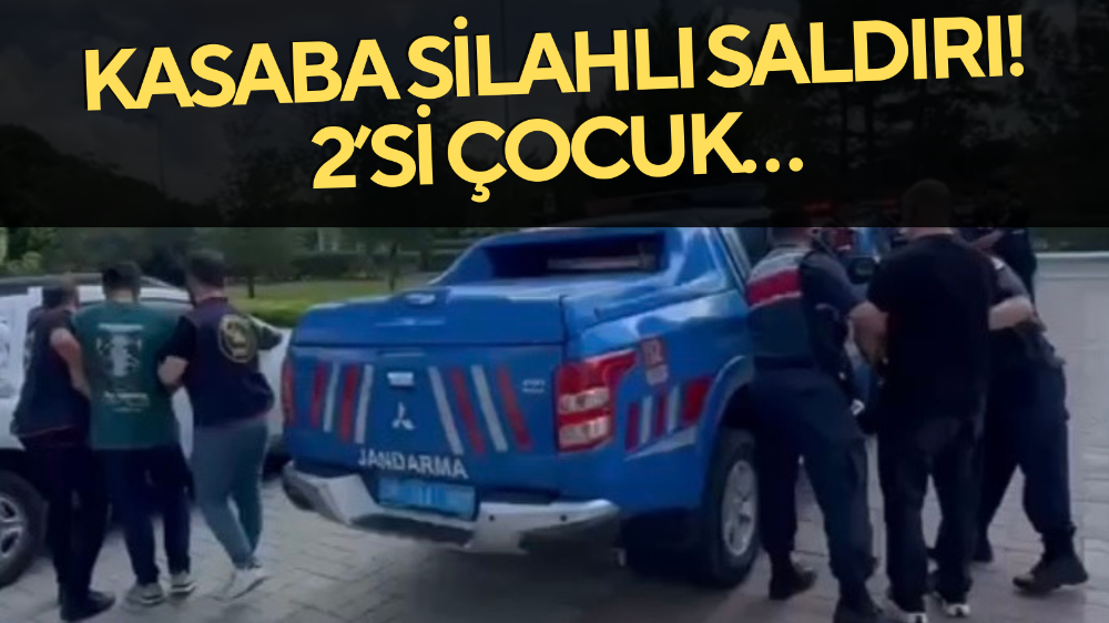 Kasaba silahlı saldırı kamerada: 2