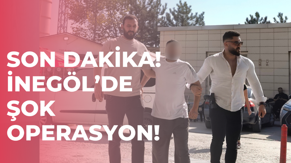 İnegöl’de uyuşturucu taciri kıskıvrak yakalandı