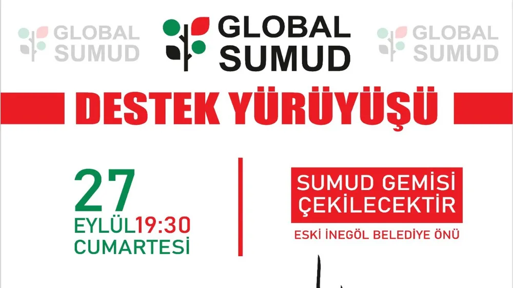 İnegöllüler Gazze’ye Destek İçin Yürüyecek