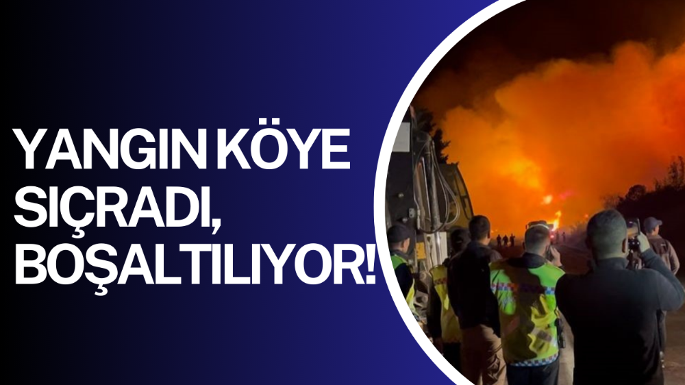 Bursa’daki orman yangını Akçasusurluk köyüne yaklaştı, yerleşim alanları boşaltıldı