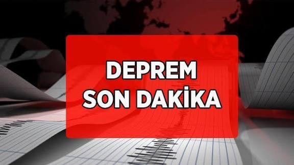 İnegöl’de deprem 