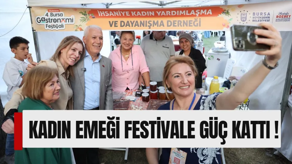 KADIN EMEĞİ FESTİVALE GÜÇ KATTI